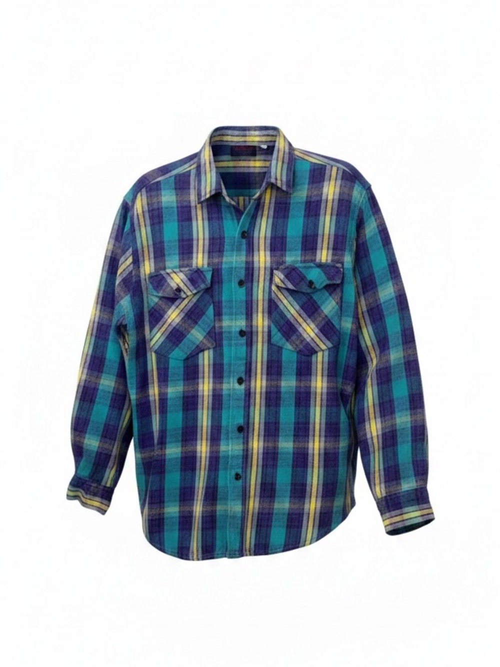 Vintage Dakota Plaid Flannel Men’s long sleeve Shirt Size Large